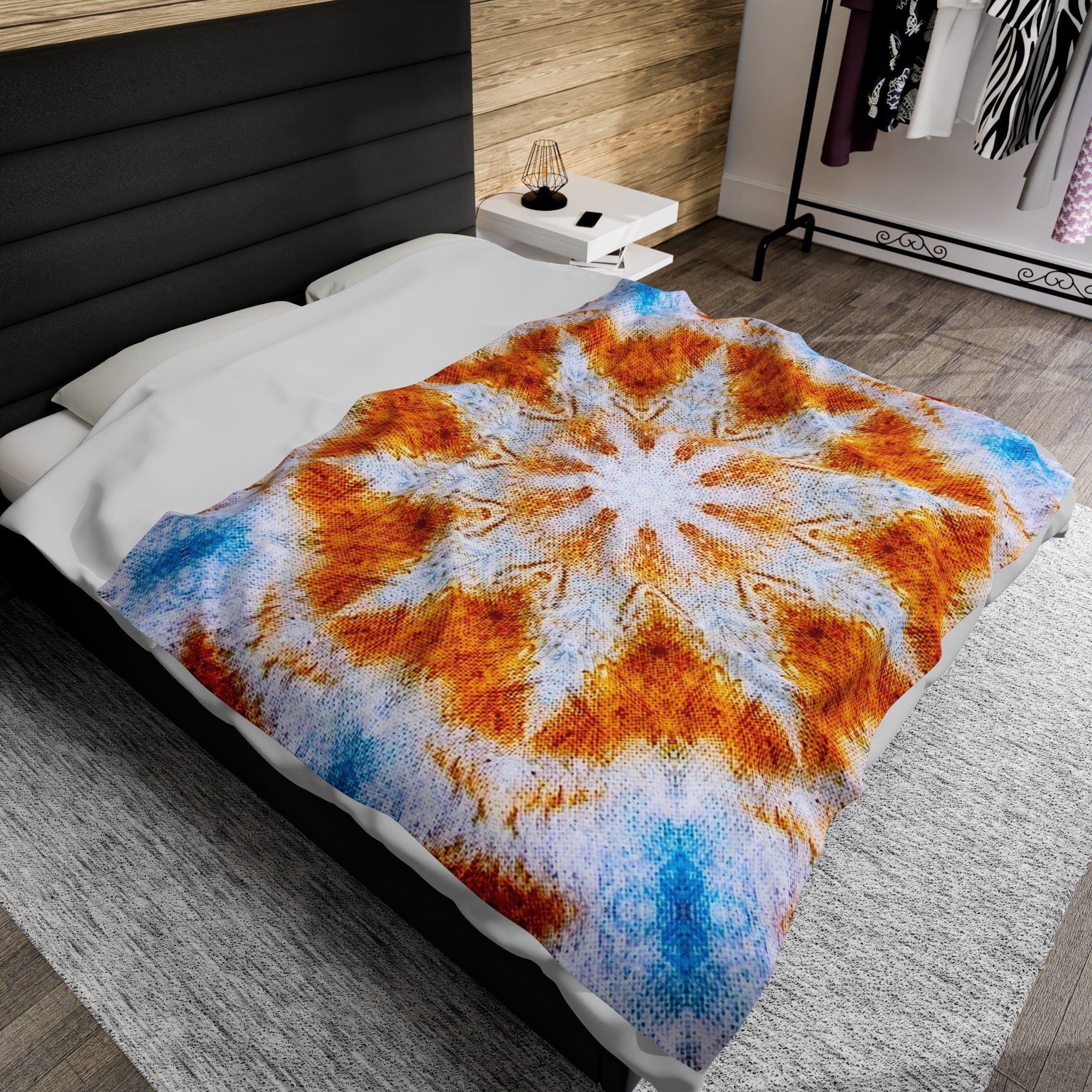 “SOL” Cymatic Velveteen Blanket