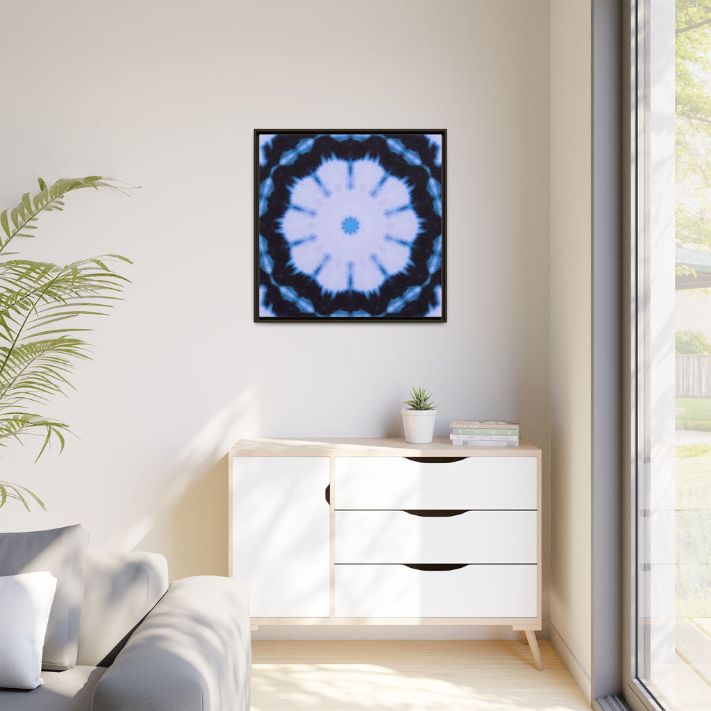 "SNWFLK" Cymatic Framed Matte Canvas