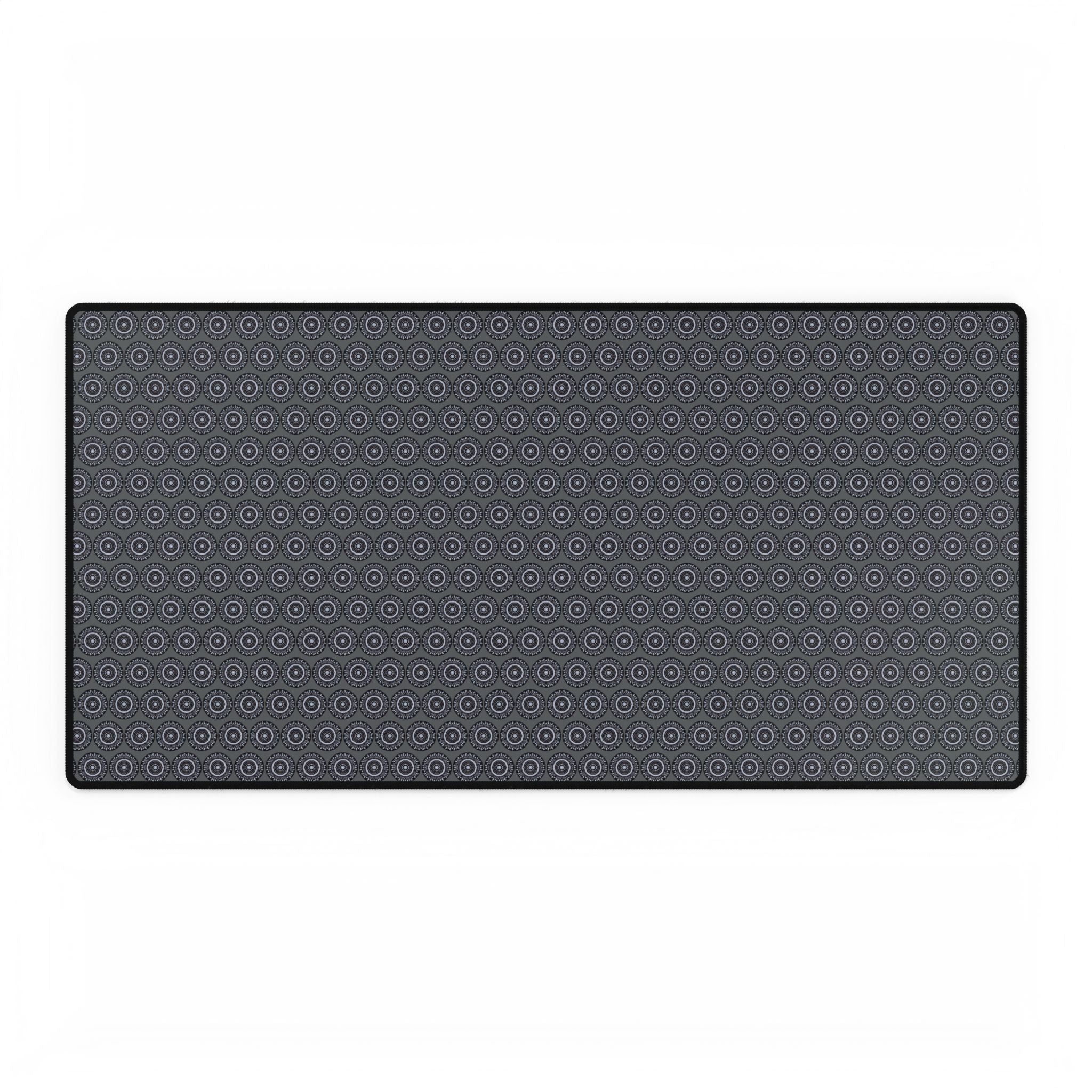 “MAYA” Cymatic Office Desk Mat (Dark Grey)