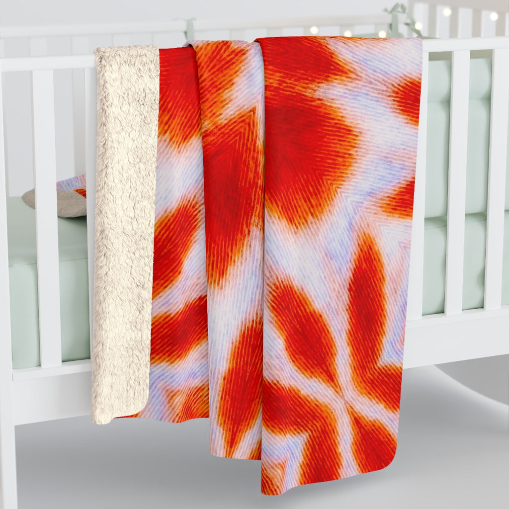 "SACRAL" Sherpa Fleece Blanket | Cosy Throw for Home Decor & Gifts
