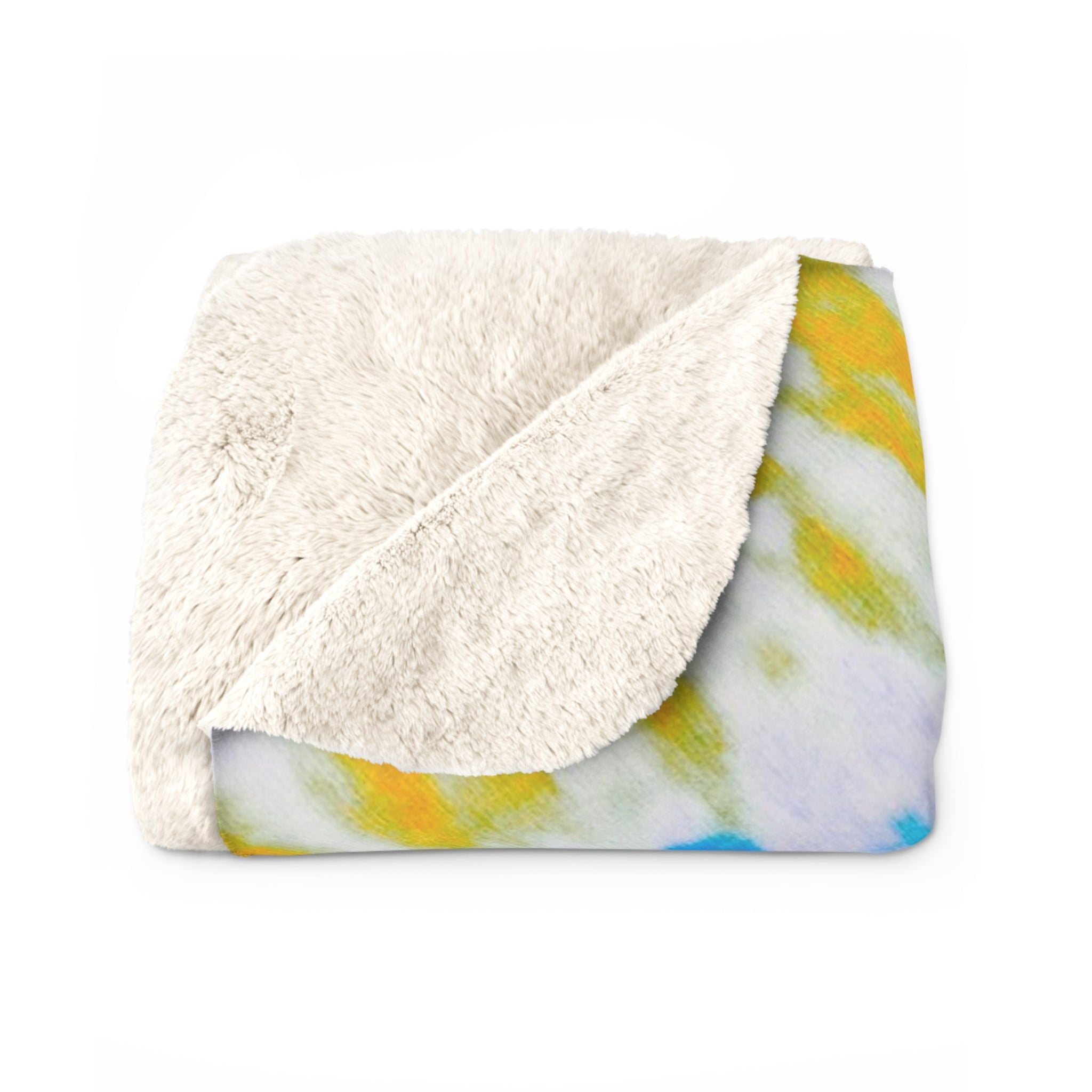 "GETA" Cymatic Sherpa Fleece Blanket