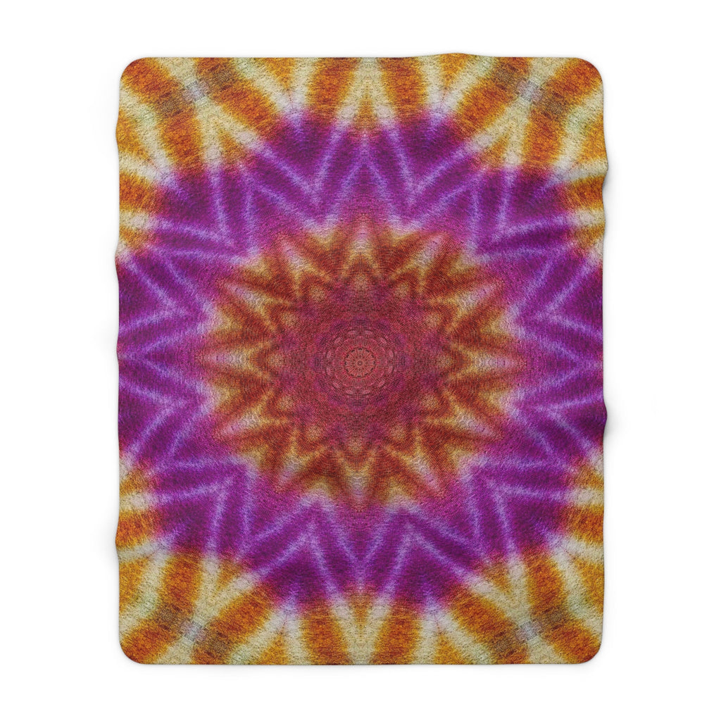 "OST3OS" Cymatic Sherpa Fleece Blanket