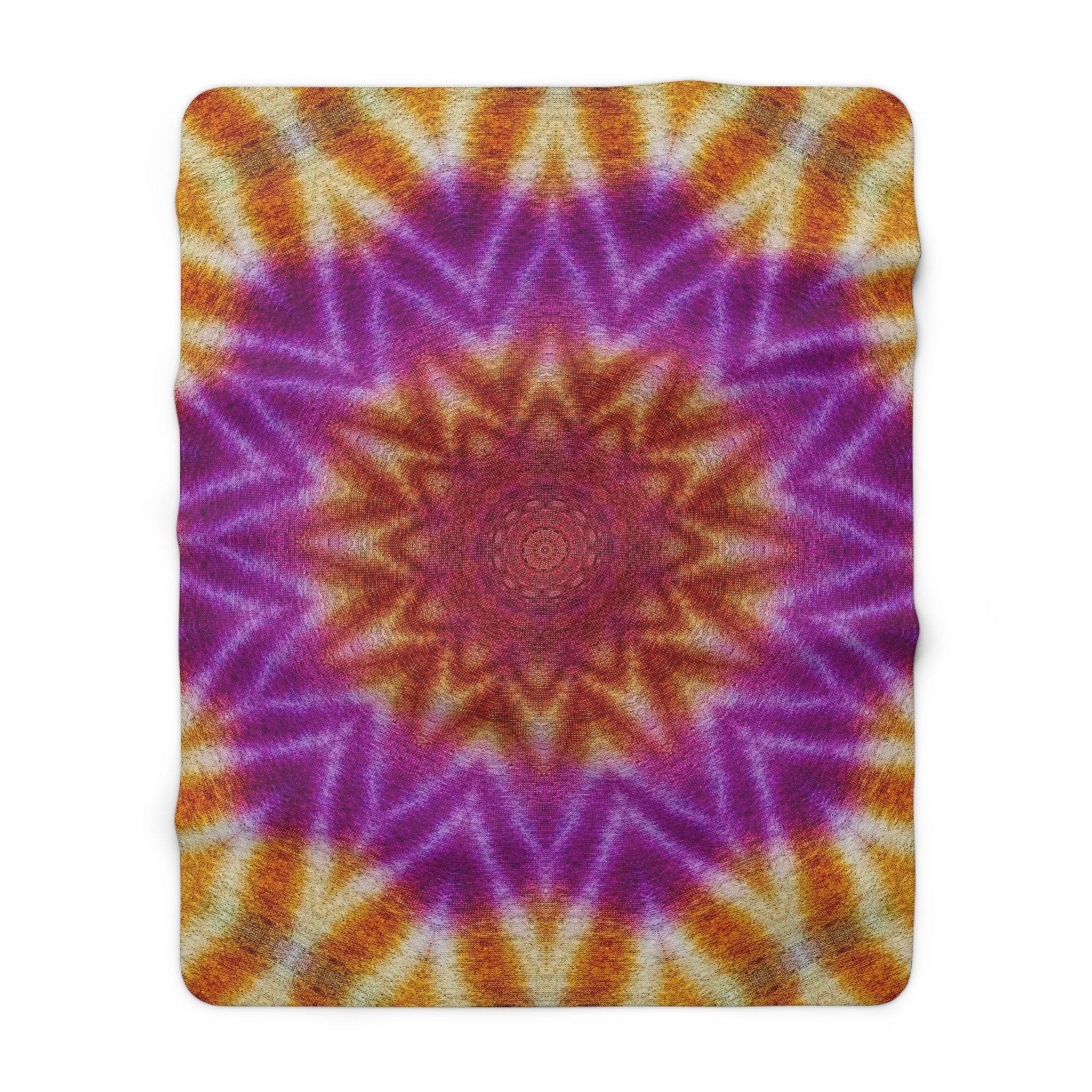 "OST3OS" Cymatic Sherpa Fleece Blanket