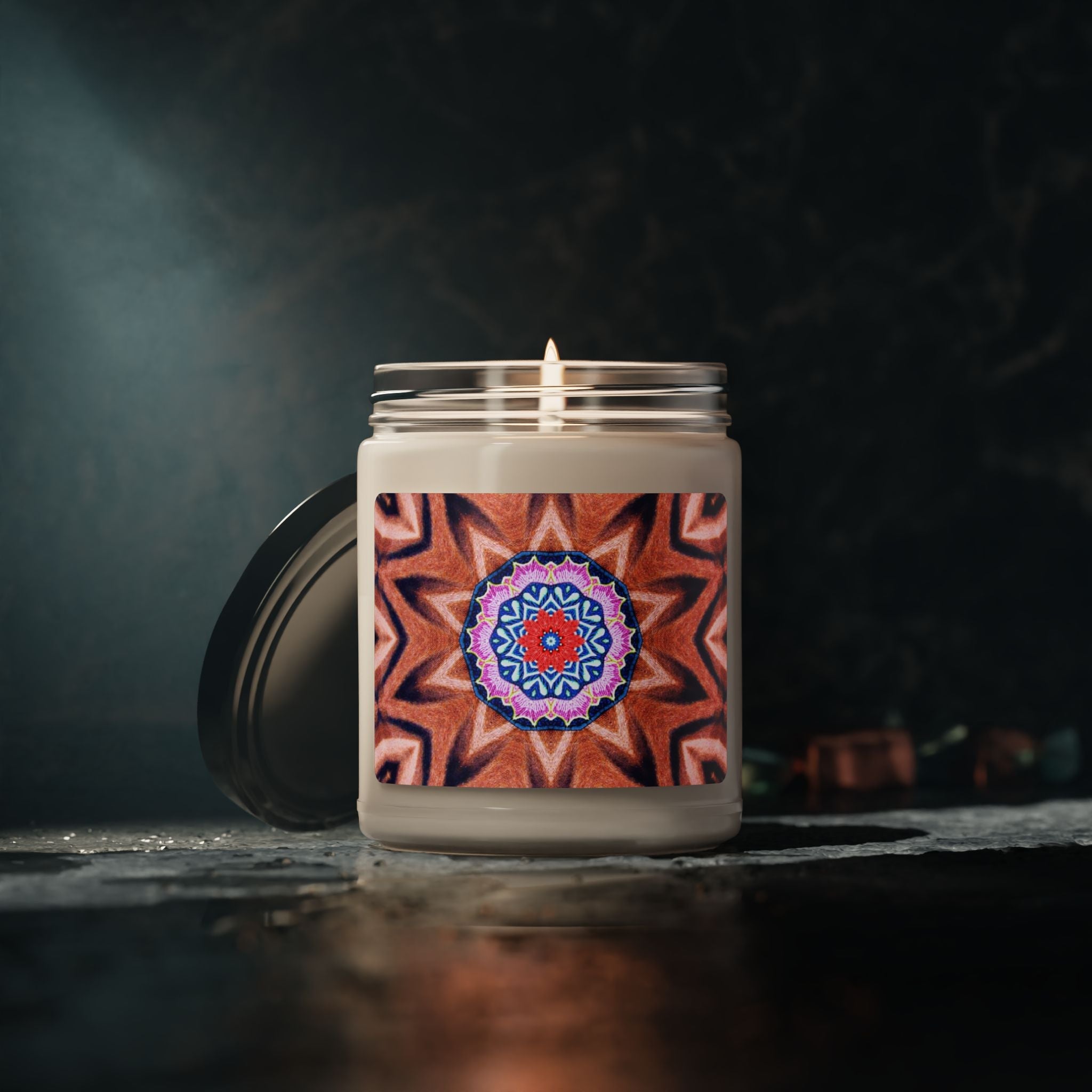 “DECA” Cymatic Scented Soy Candle 9oz
