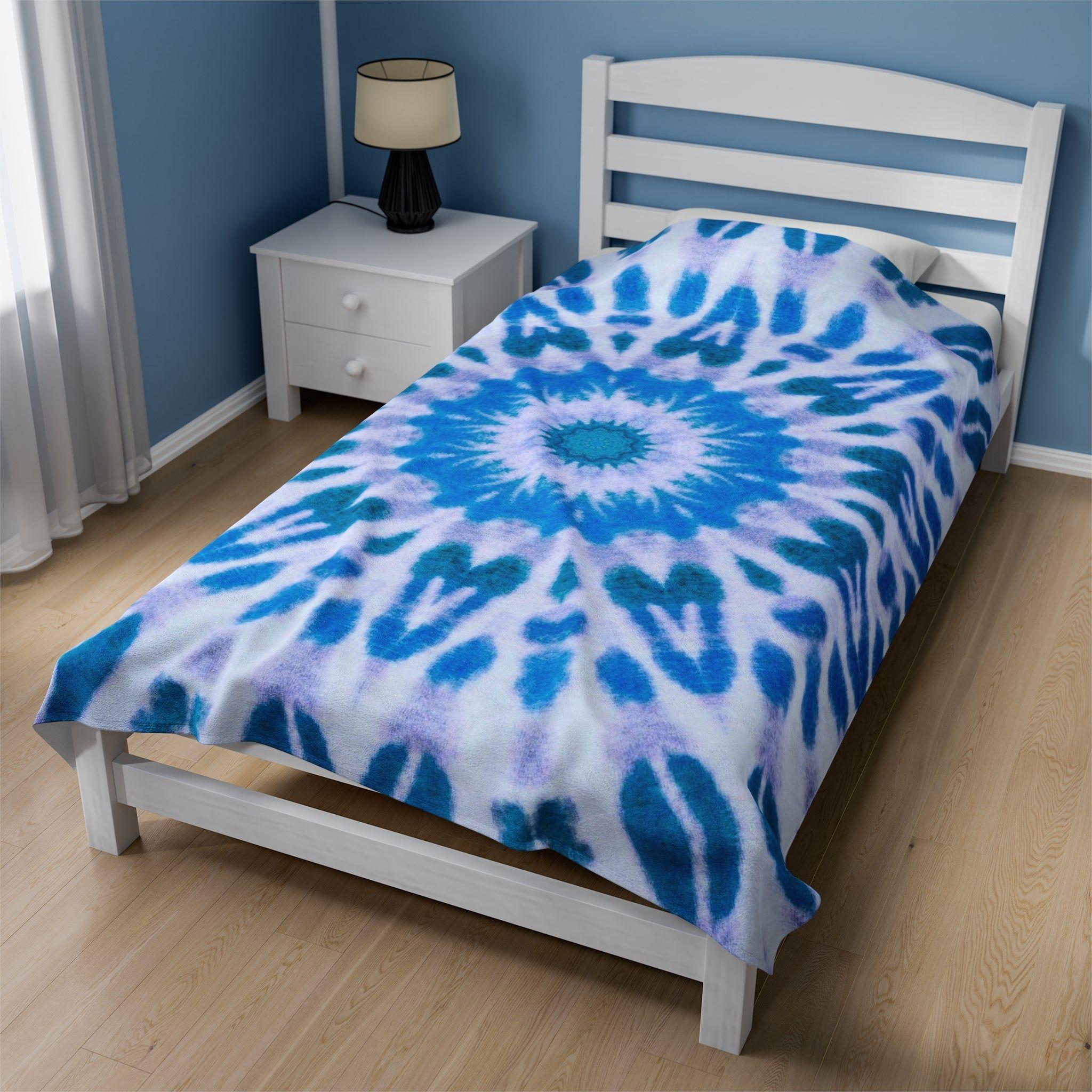 “E-VEIL I” Cymatic Velveteen Blanket