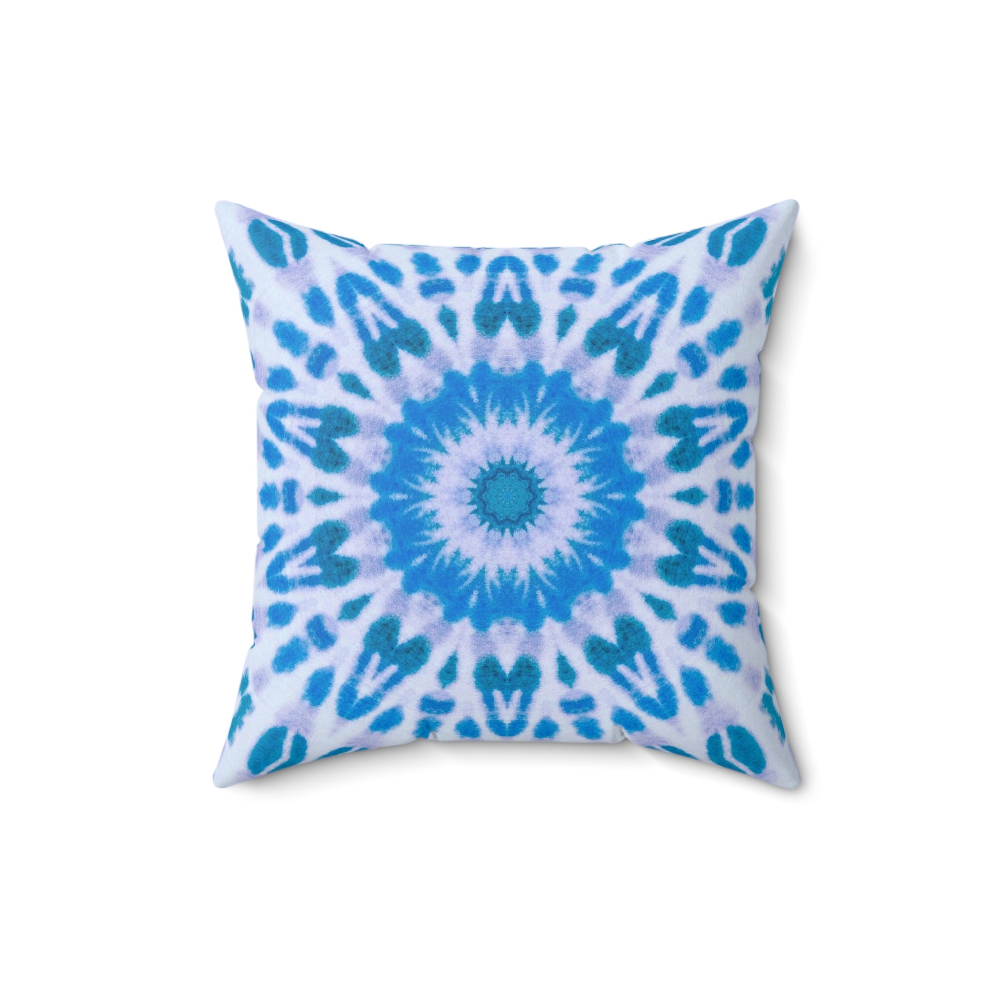 "E-VEIL I" Cymatic Print Square Cushion
