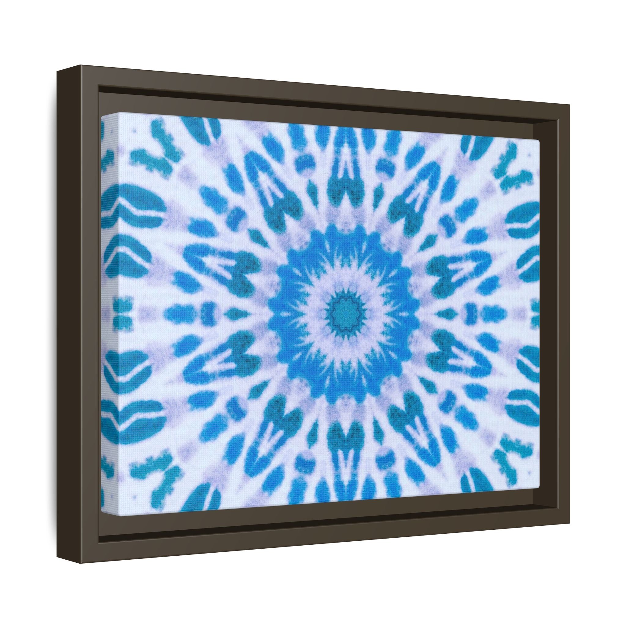 "E-VEIL I" Cymatic Framed Matte Canvas