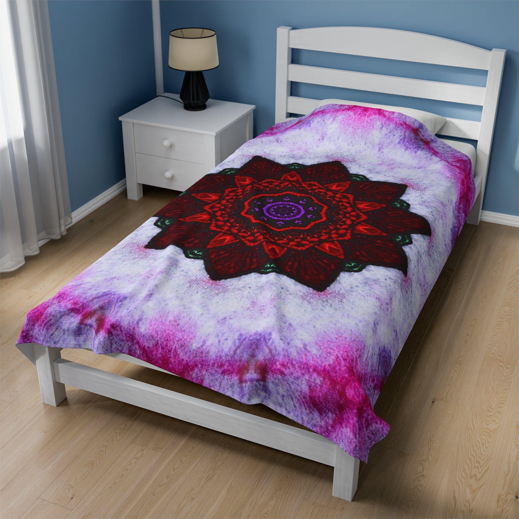 “VESI” Cymatic Velveteen Blanket