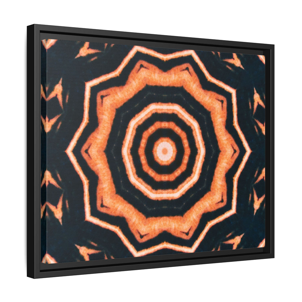 "417" Cymatic Framed Matte Canvas