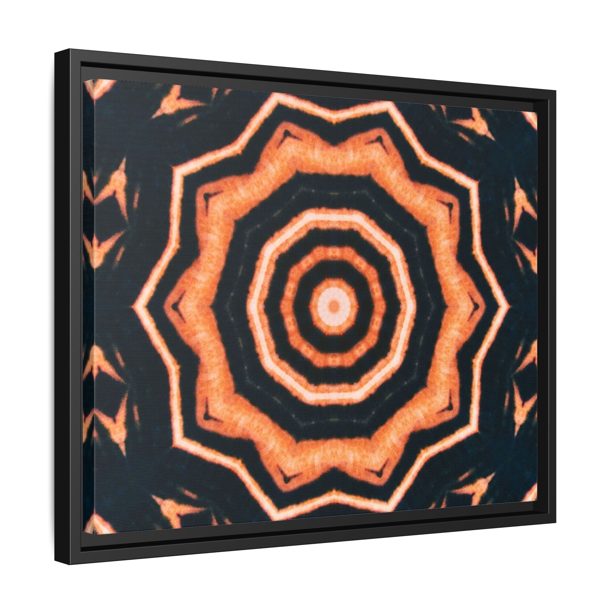 "417" Cymatic Framed Matte Canvas