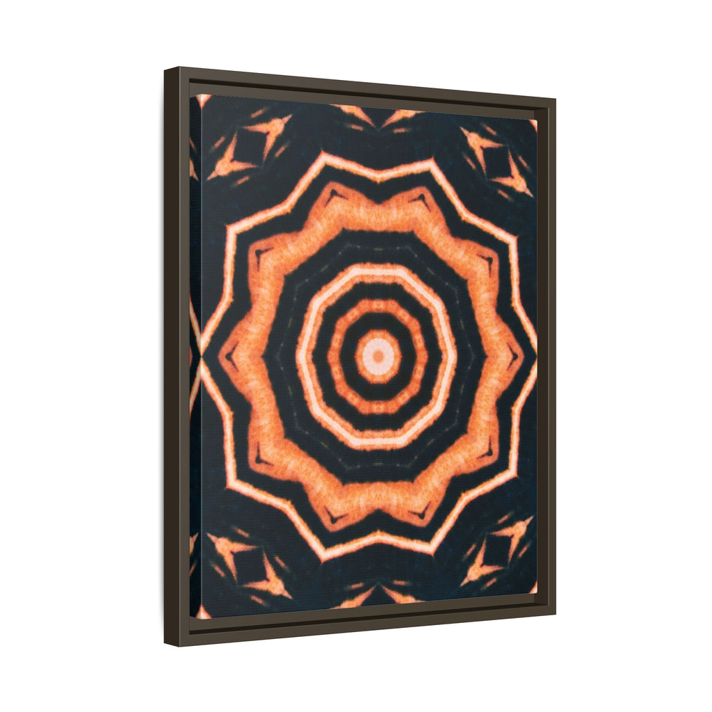 "417" Cymatic Framed Matte Canvas