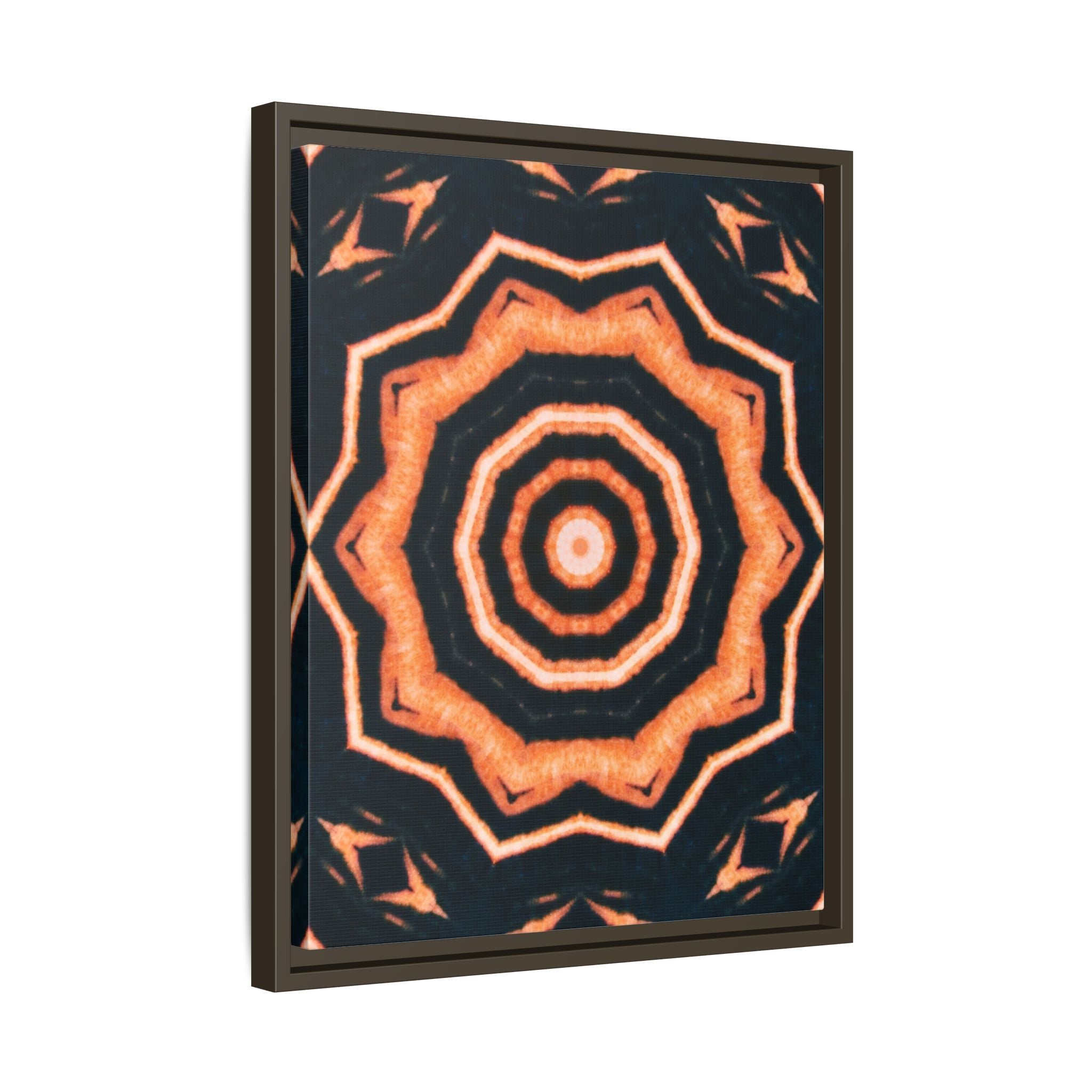 "417" Cymatic Framed Matte Canvas