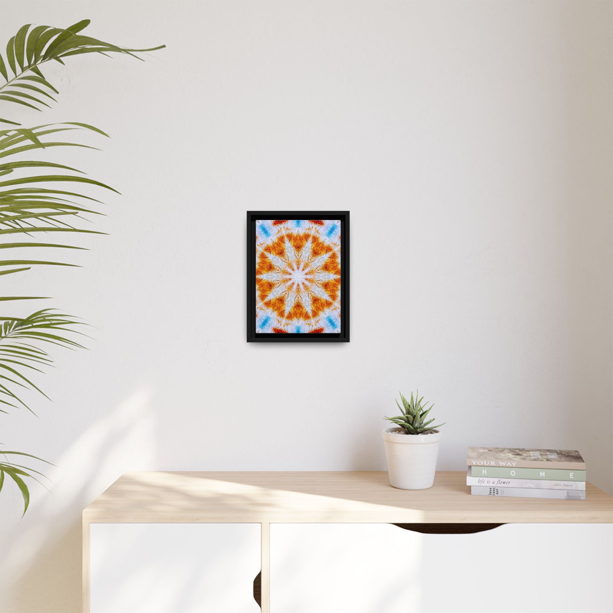 "SOL" Cymatic Framed Matte Canvas