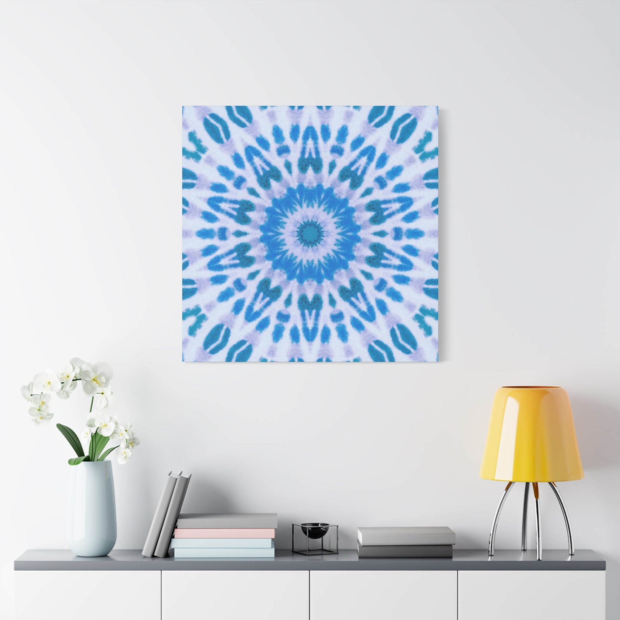 "E-VEIL I" Cymatic Canvas Art Print - Stretched Matte 1.25"
