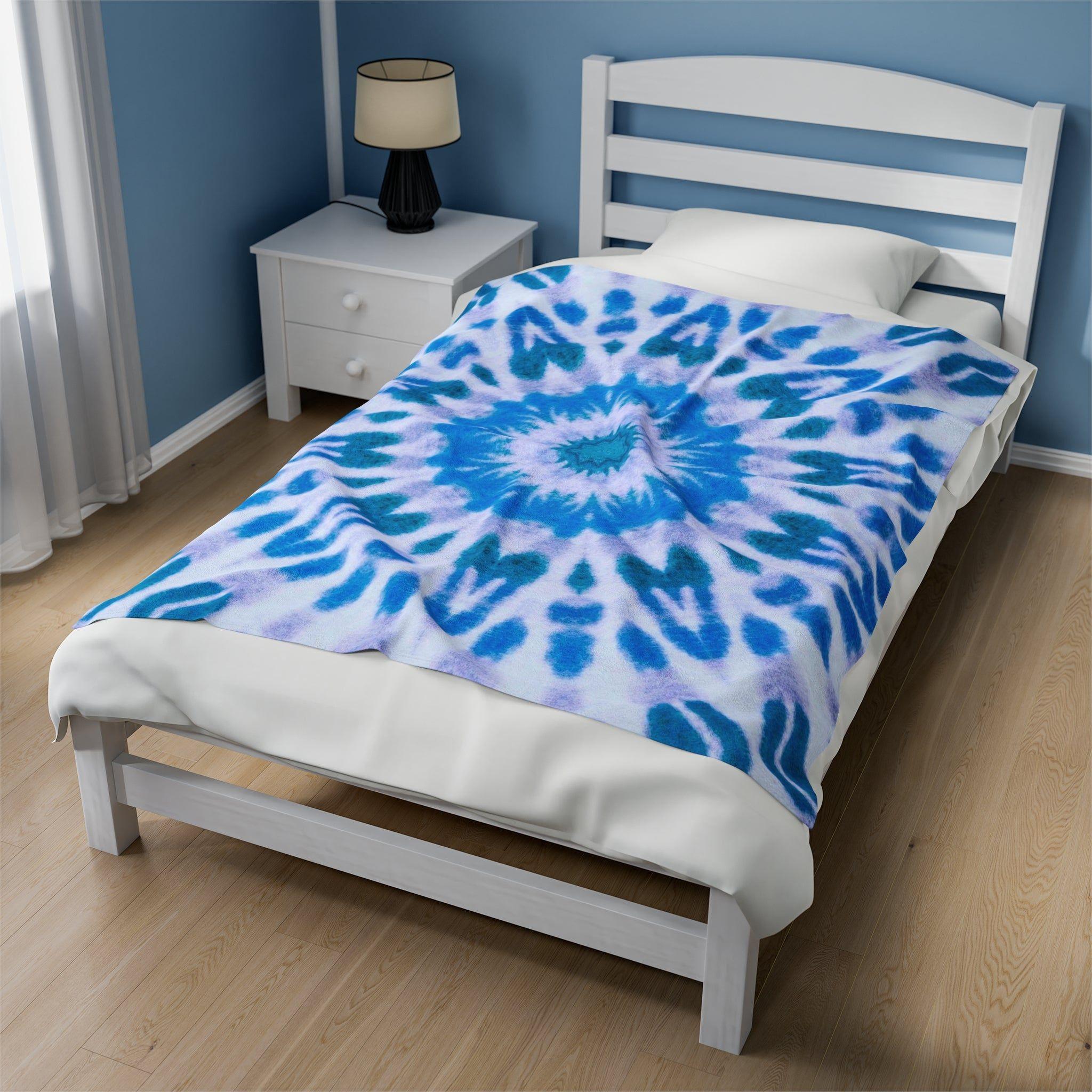 “E-VEIL I” Cymatic Velveteen Blanket