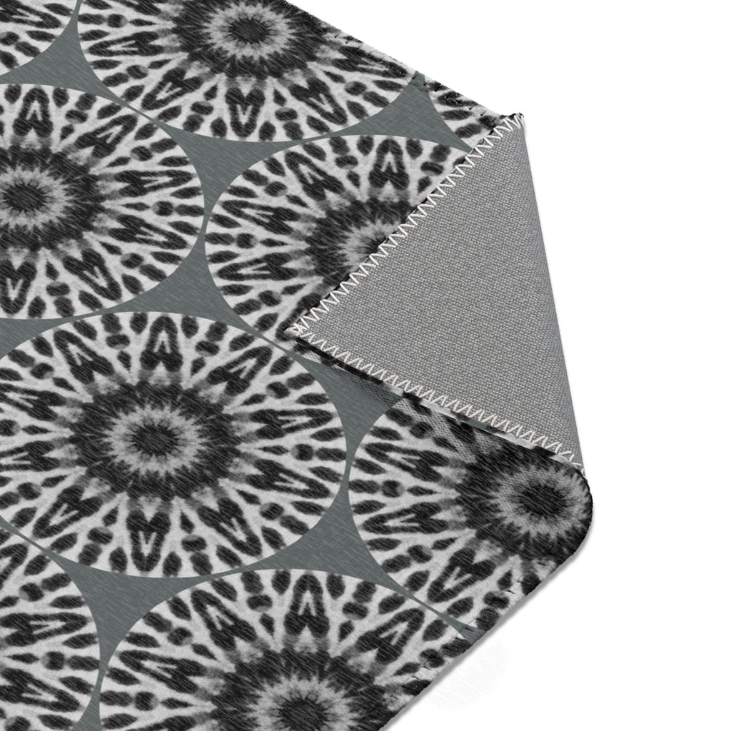 “E-VEIL I” Cymatic Area Rug (Dark Grey) - Modern Home Decor