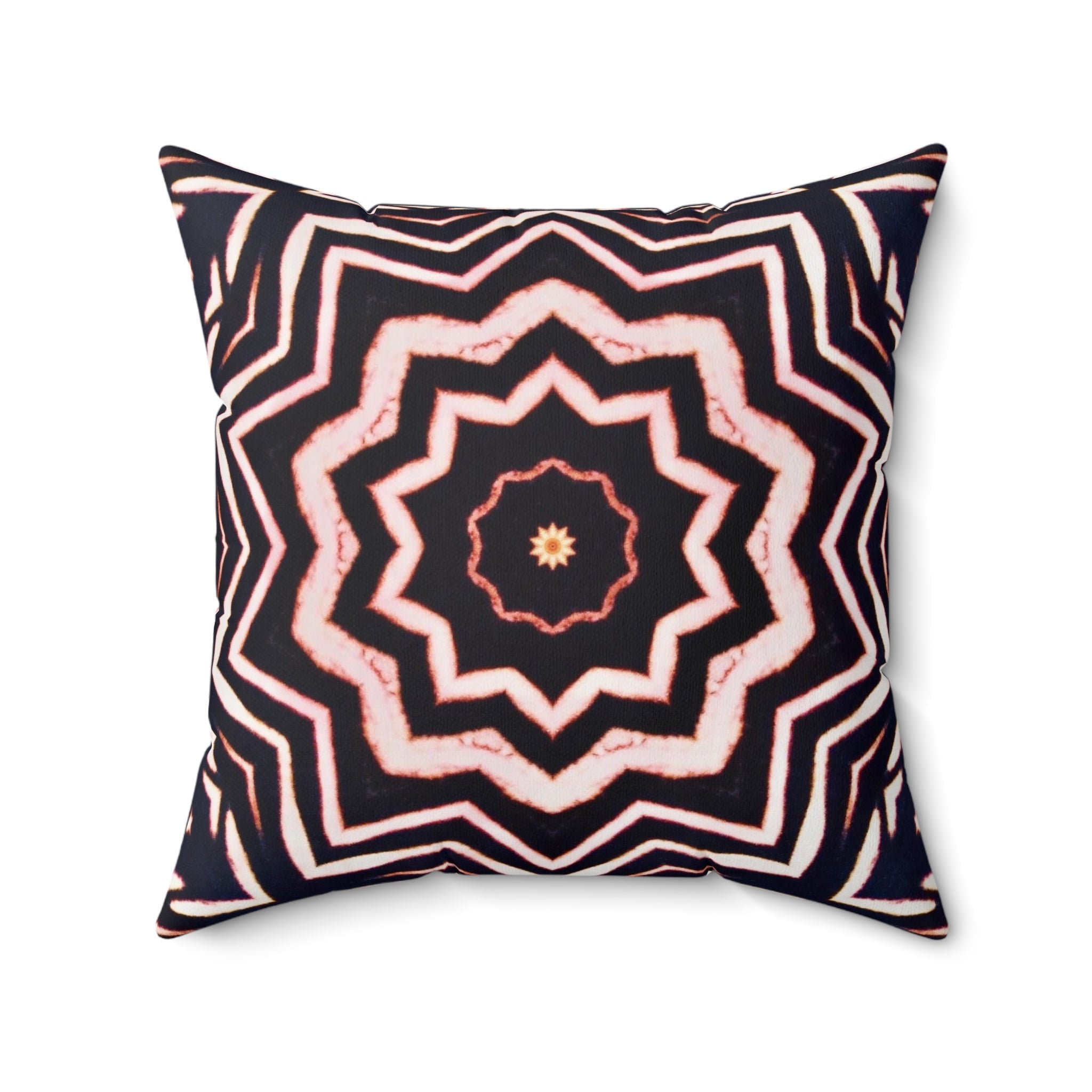 "A-BYSS" Cymatic Print Square Cushion