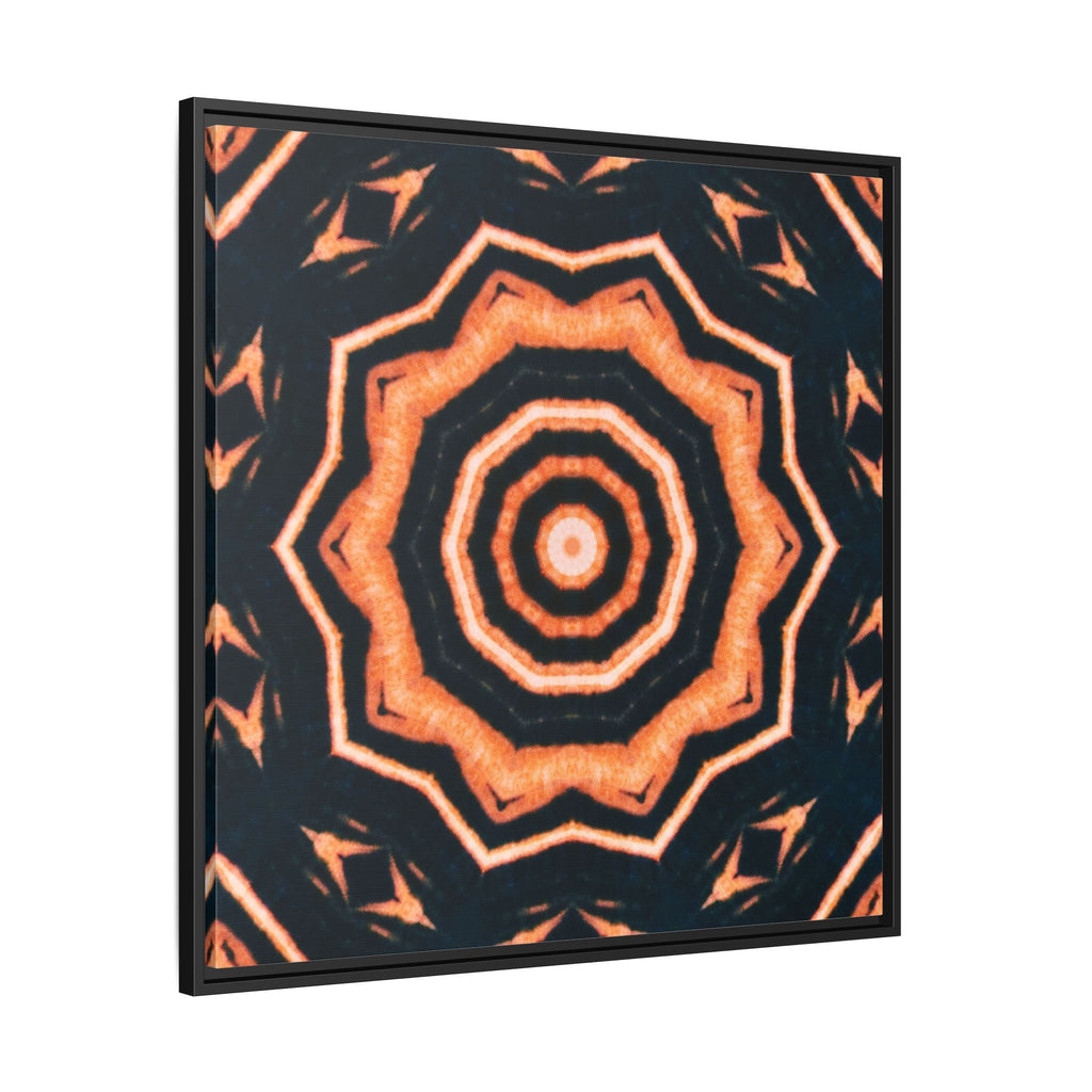 "417" Cymatic Framed Matte Canvas