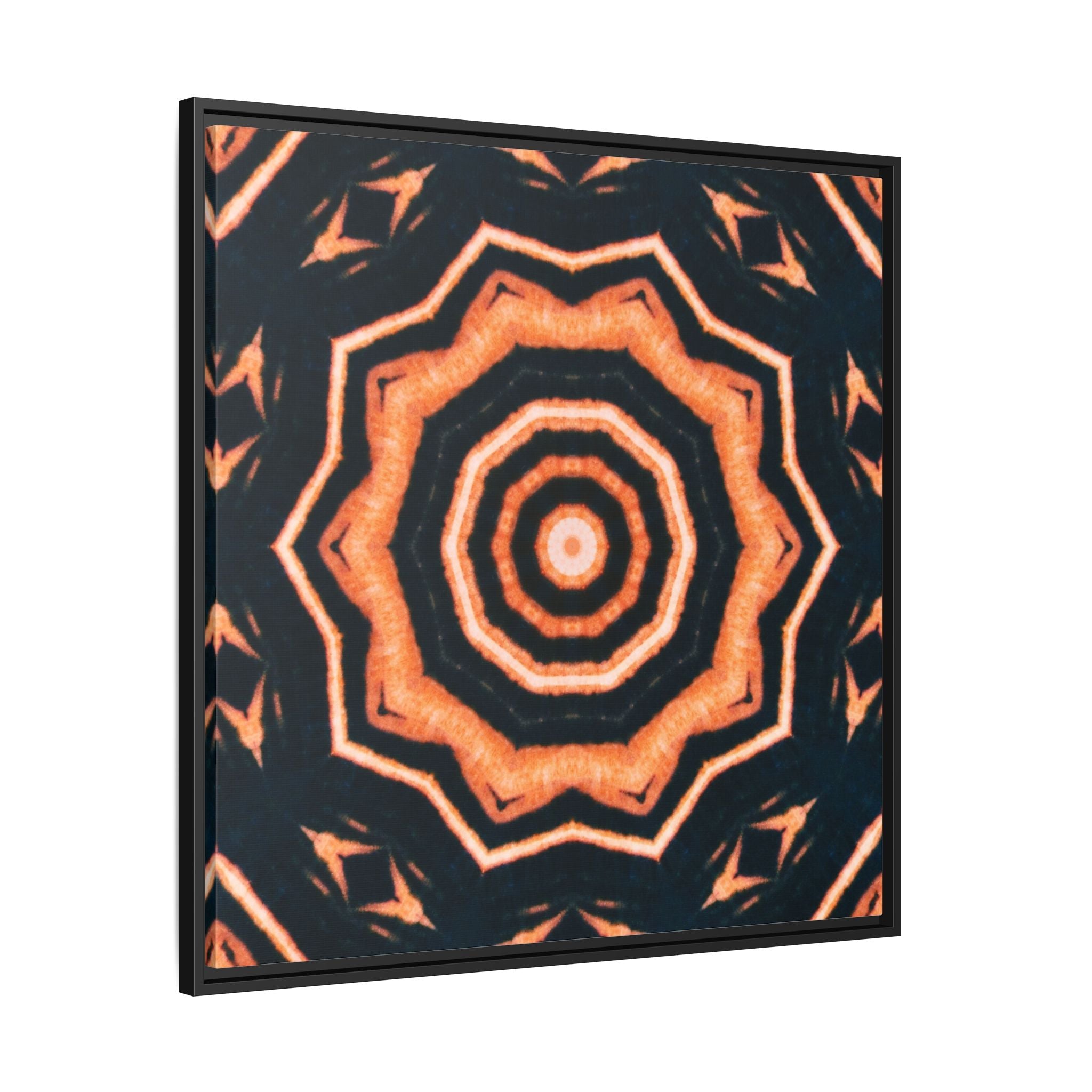 "417" Cymatic Framed Matte Canvas