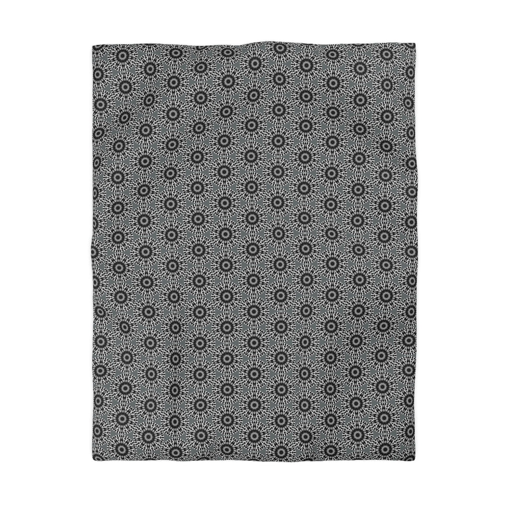 "E-VEIL I" Cymatic Duvet Cover (Dark Grey) - Housewarming