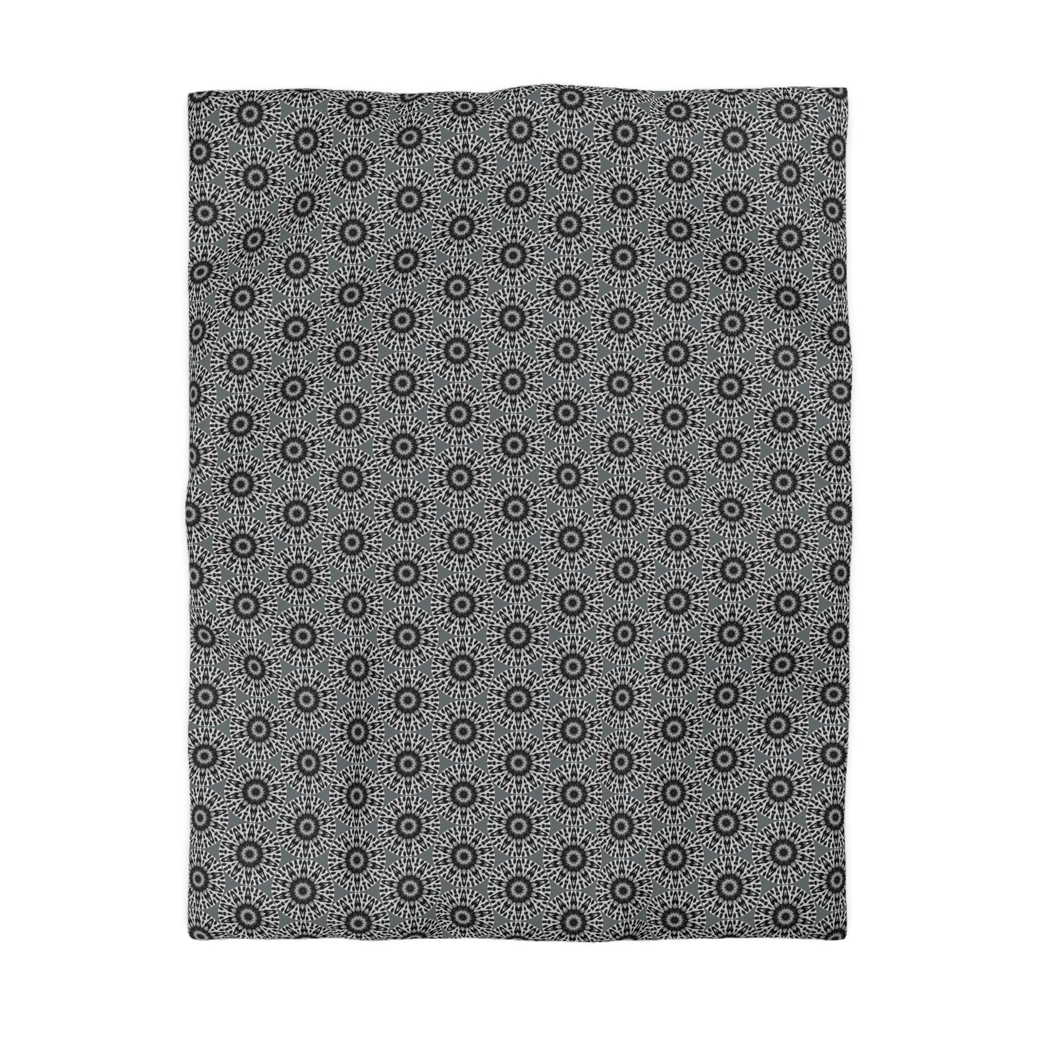 "E-VEIL I" Cymatic Duvet Cover (Dark Grey) - Housewarming