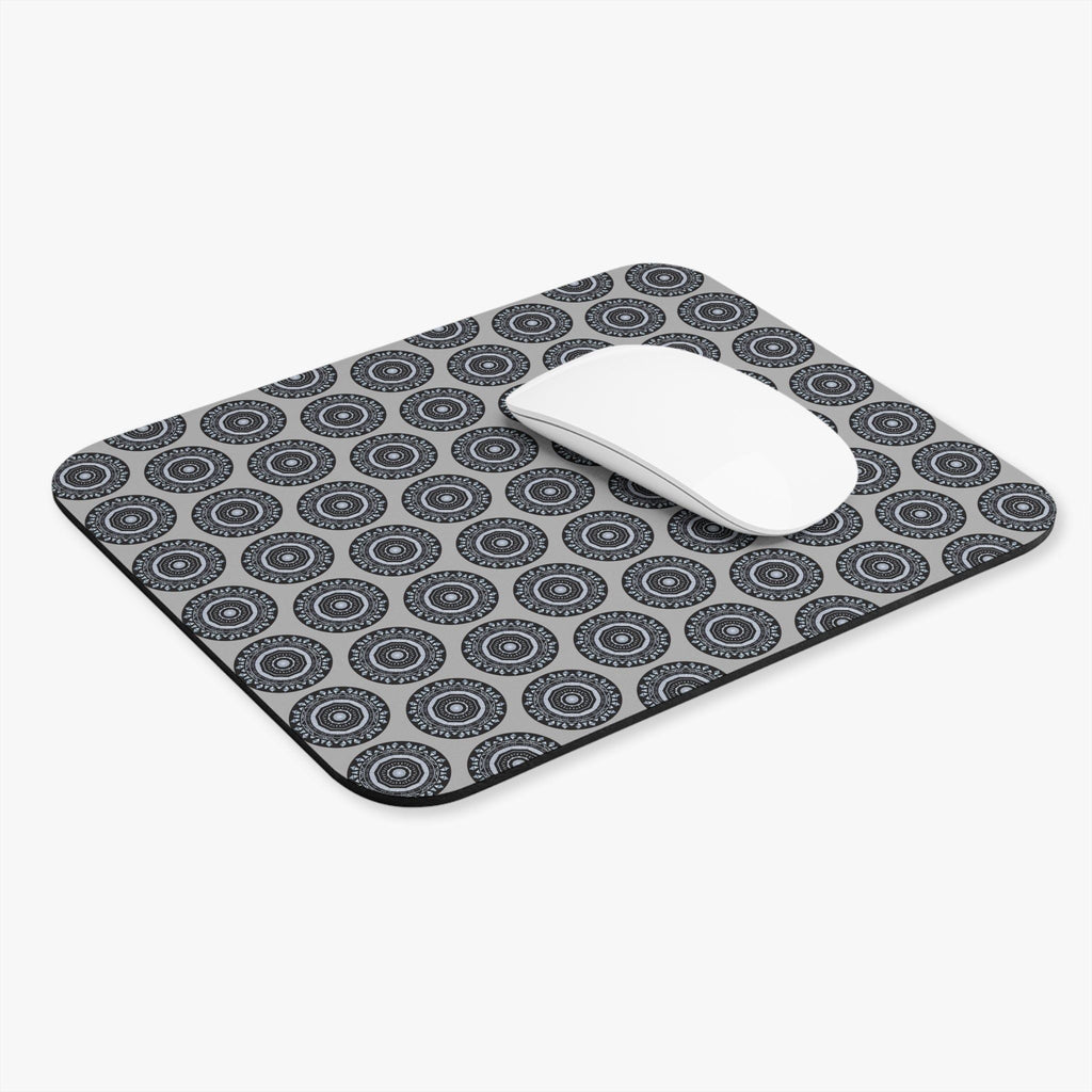 “MAYA” Rectangular Mouse Pad (Light Grey)