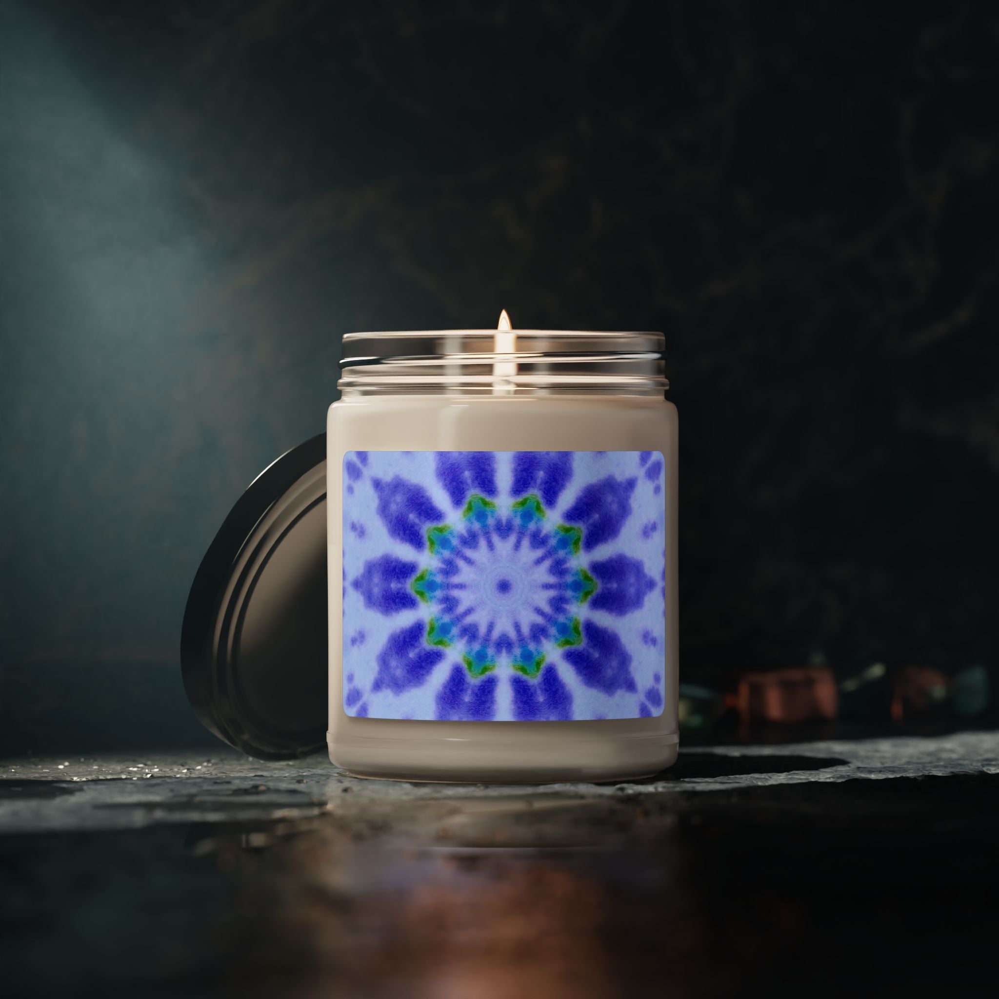 “LOTUS” Cymatic Scented Soy Candle 9oz