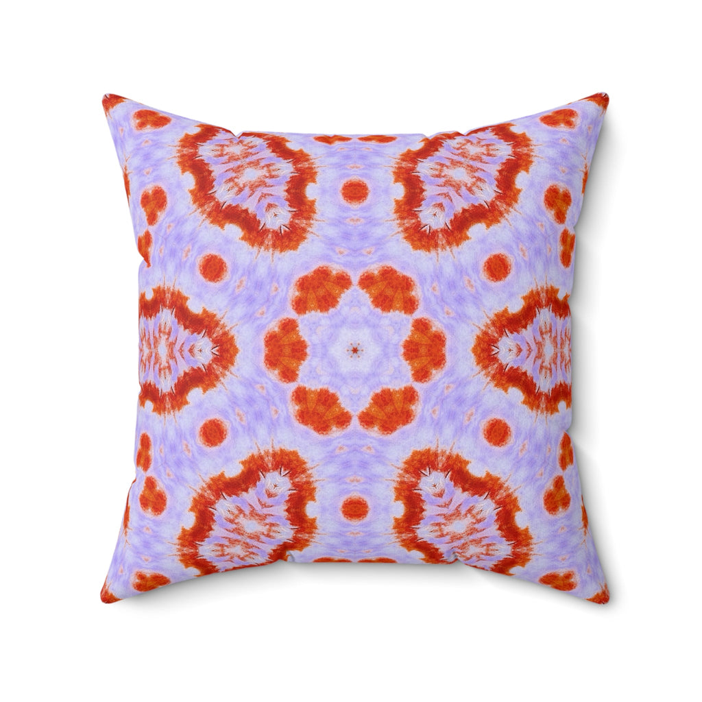 "HEXA" Cymatic Print Square Cushion