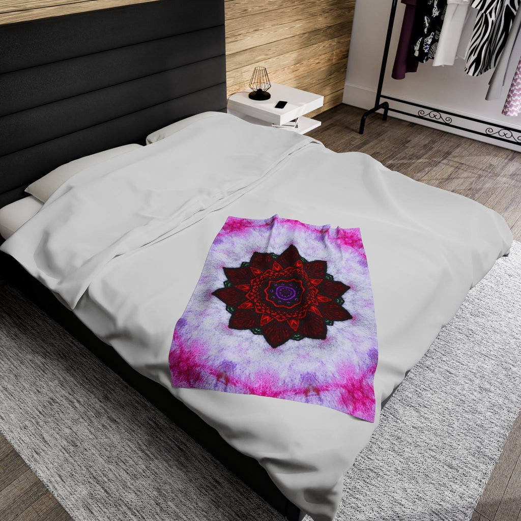 “VESI” Cymatic Velveteen Blanket