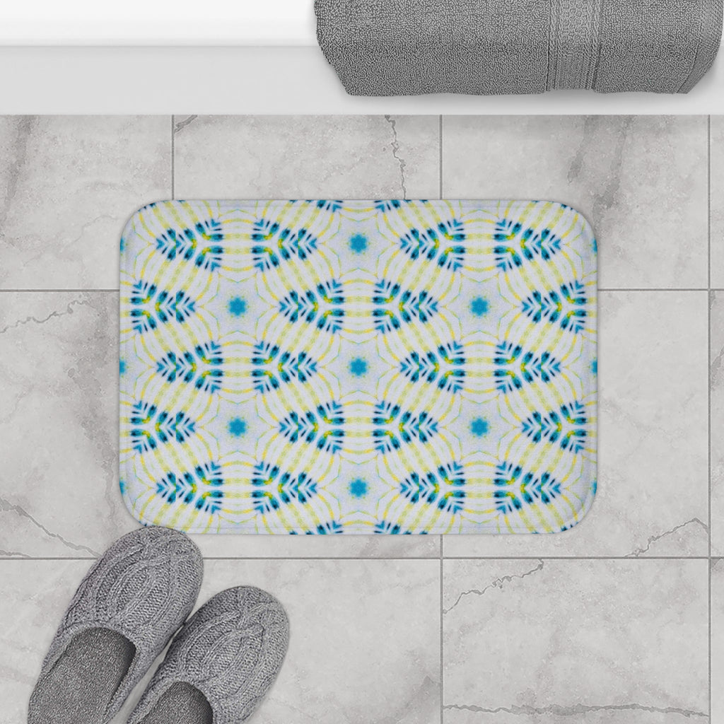 "CYMANTIQUE" Cymatic Print Bath Mat