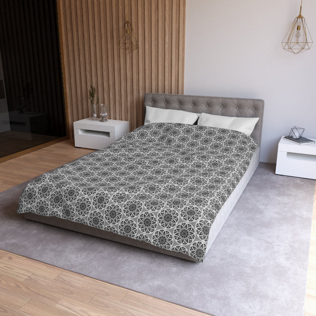 "GETA" Cymatic Duvet Cover (Grey) - Housewarming