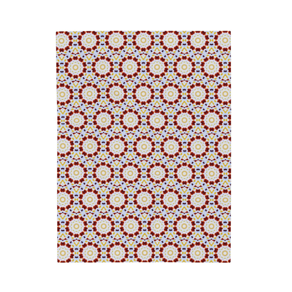“MOSAIC” Cymatic AOP Velveteen Blanket