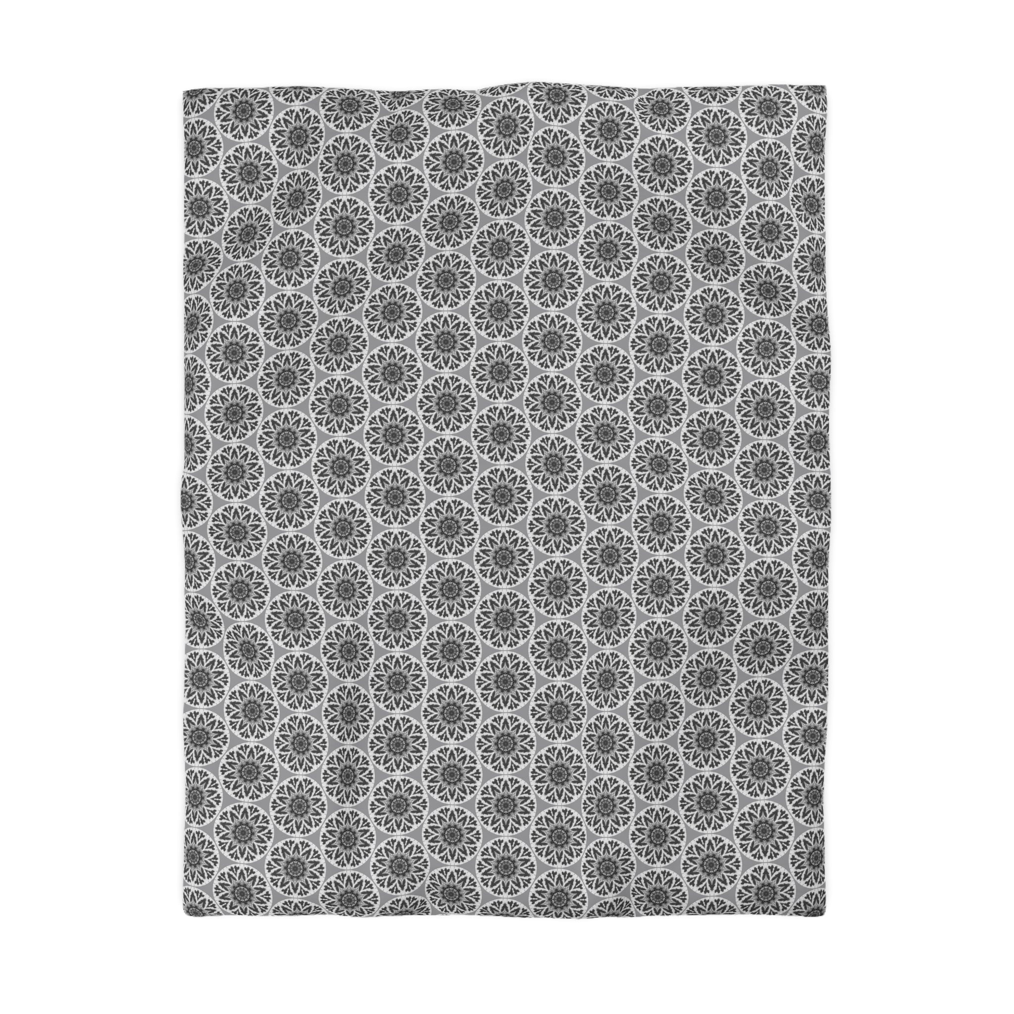 "GETA" Cymatic Duvet Cover (Grey) - Housewarming