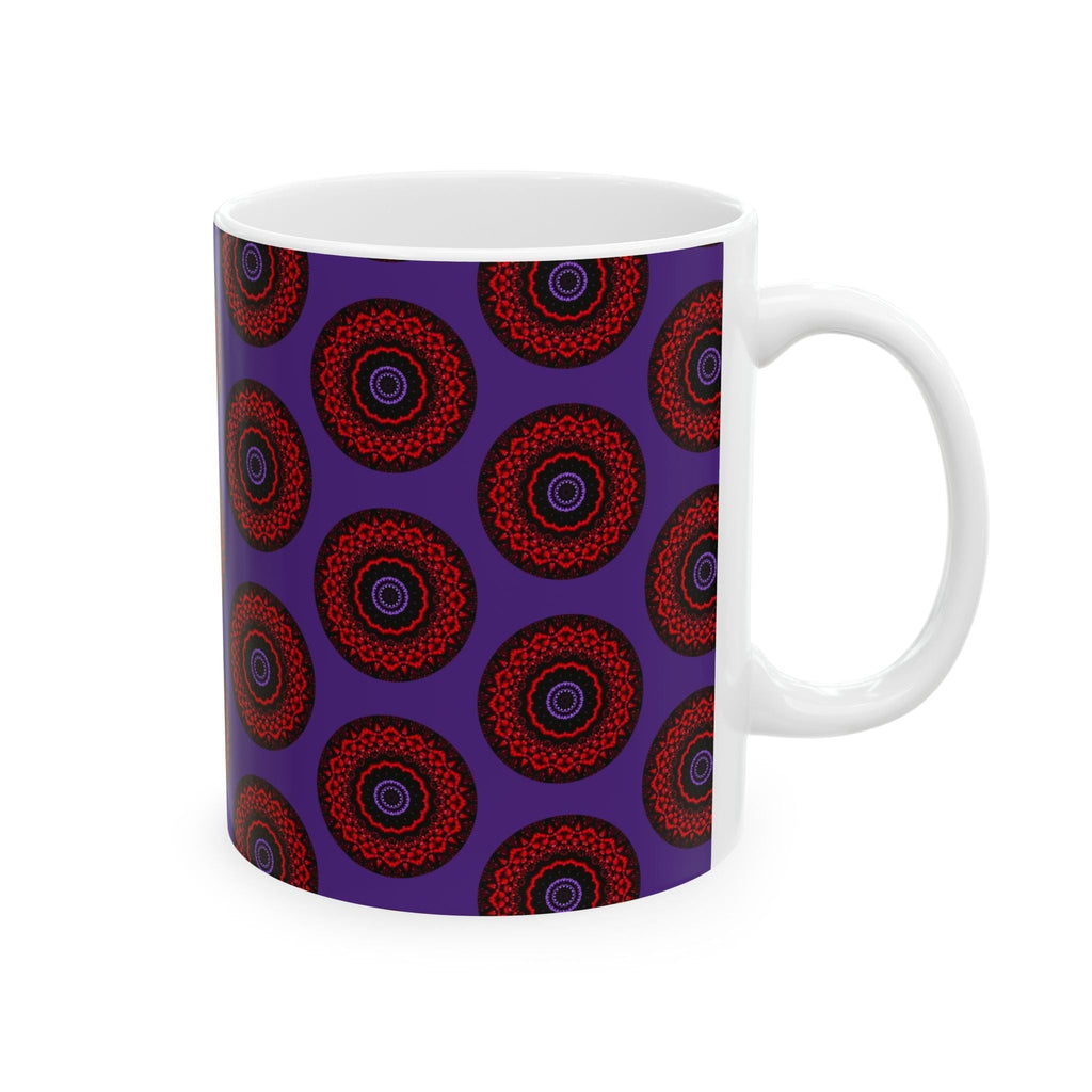 “VESI” Cymatic AOP Ceramic Mug (Purple)