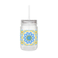GETA Cymatic Mason Jar Tumbler with Straw