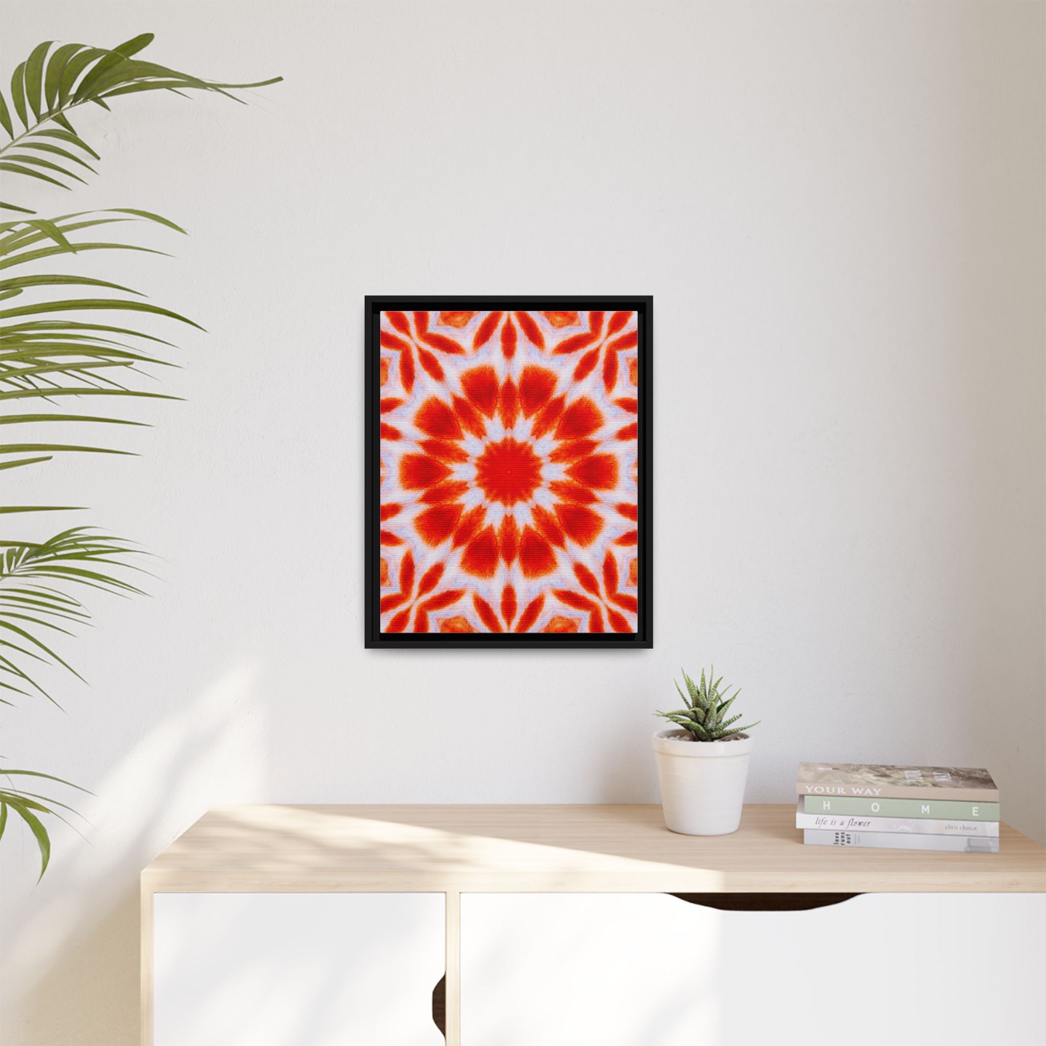 "SACRAL" Cymatic Framed Matte Canvas