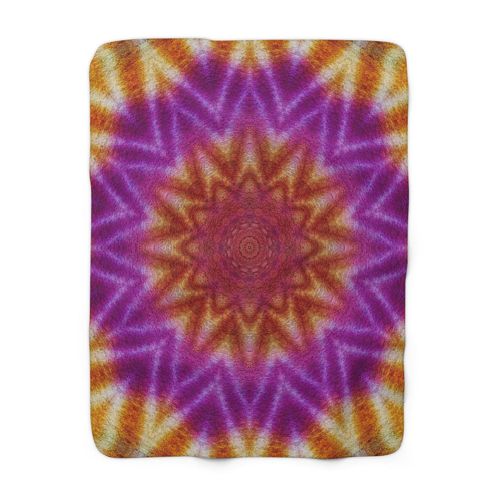 "OST3OS" Cymatic Sherpa Fleece Blanket