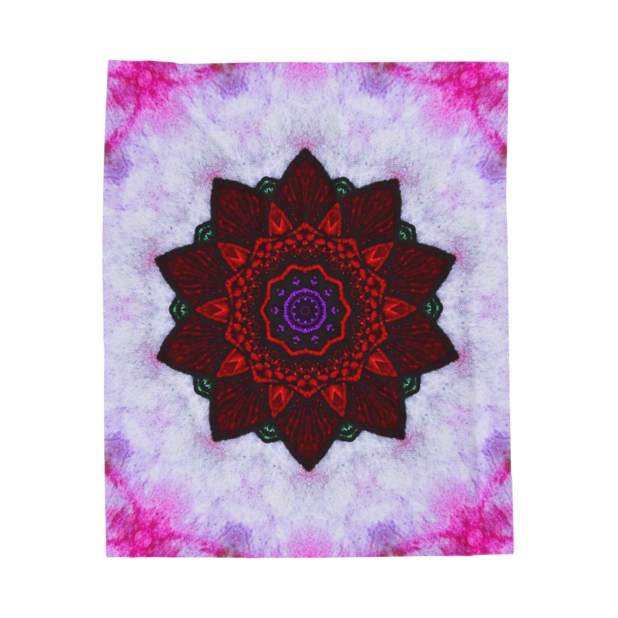 “VESI” Cymatic Velveteen Blanket
