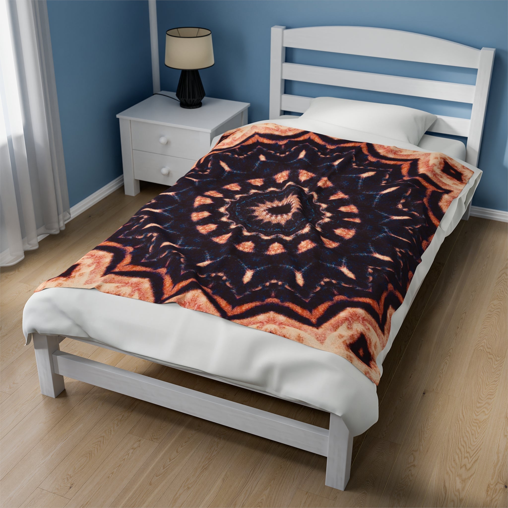 “TRIBAL” Cymatic Velveteen Plush Blanket