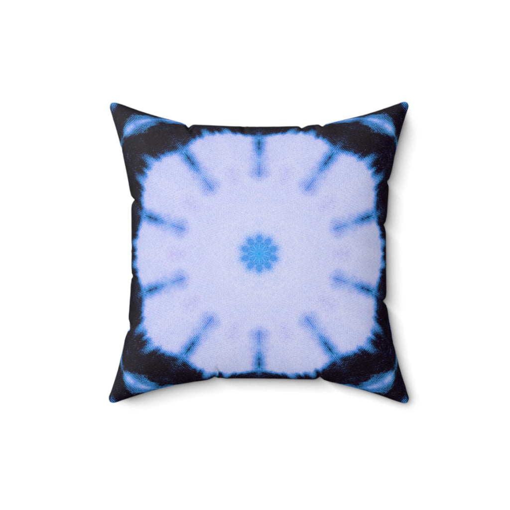 "SNWFLK" Cymatic Print Square Cushion
