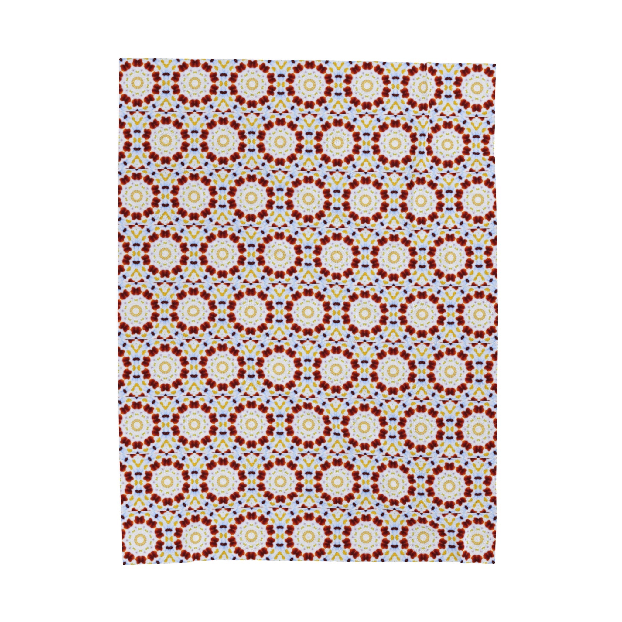 “MOSAIC” Cymatic AOP Velveteen Blanket