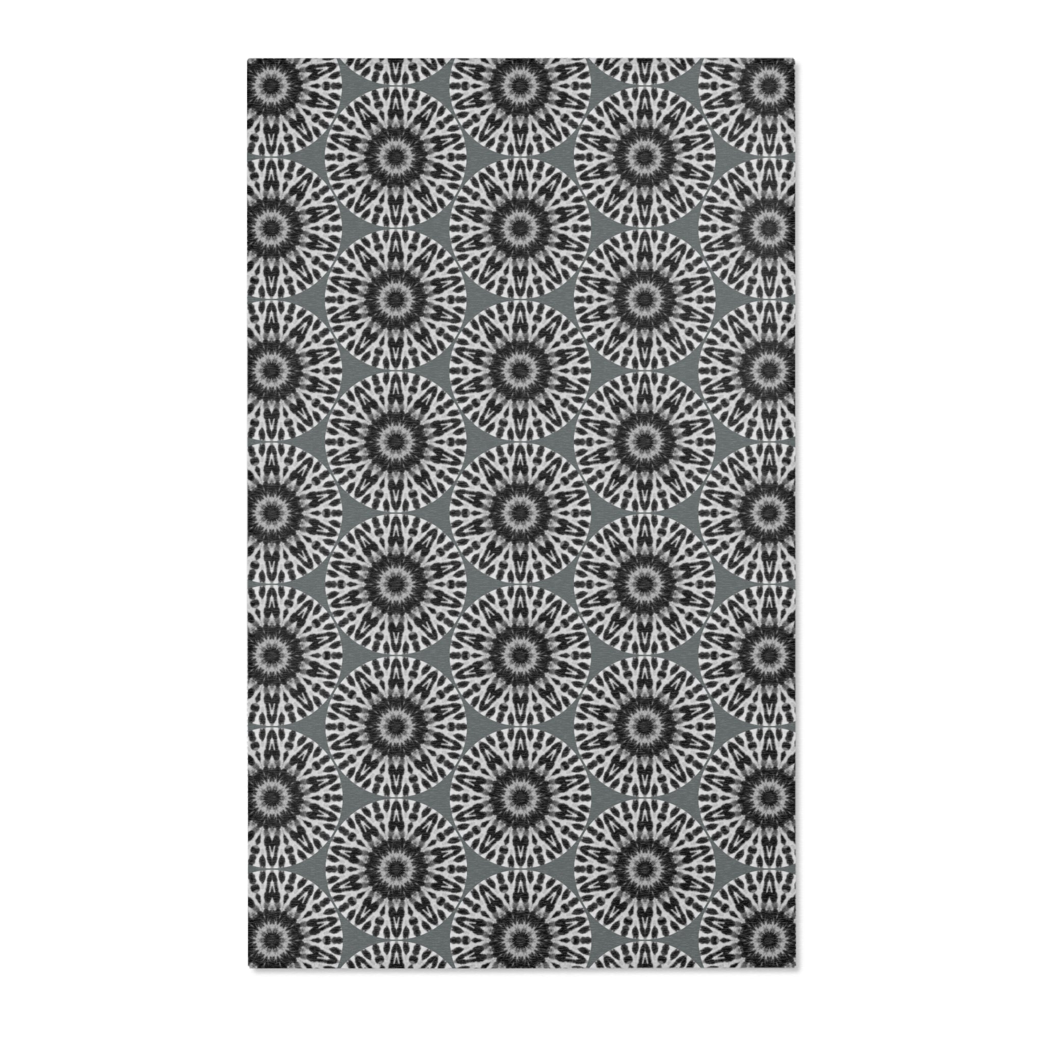 “E-VEIL I” Cymatic Area Rug (Dark Grey) - Modern Home Decor