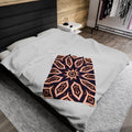 “E-CLPS” Cymatic Print Velveteen Blanket