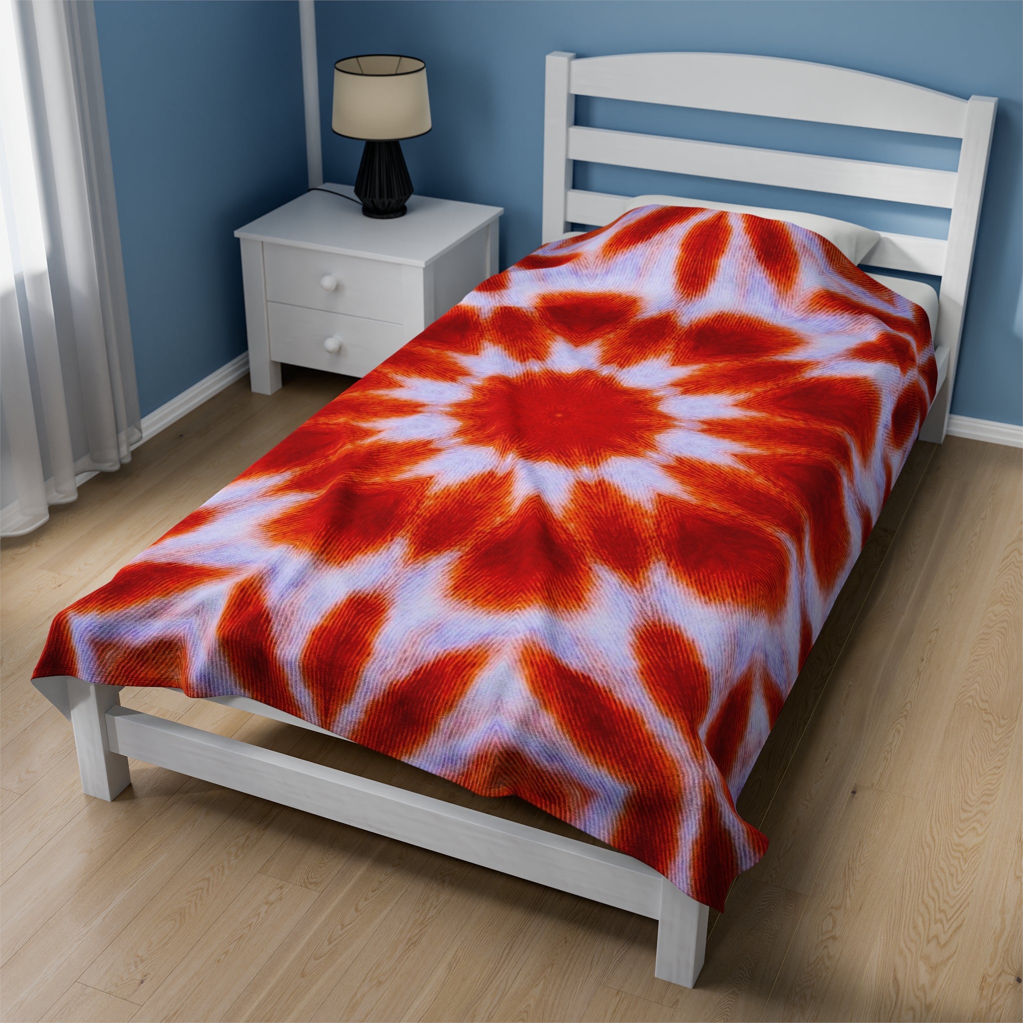 “SACRAL” Cymatic Velveteen Plush Blanket