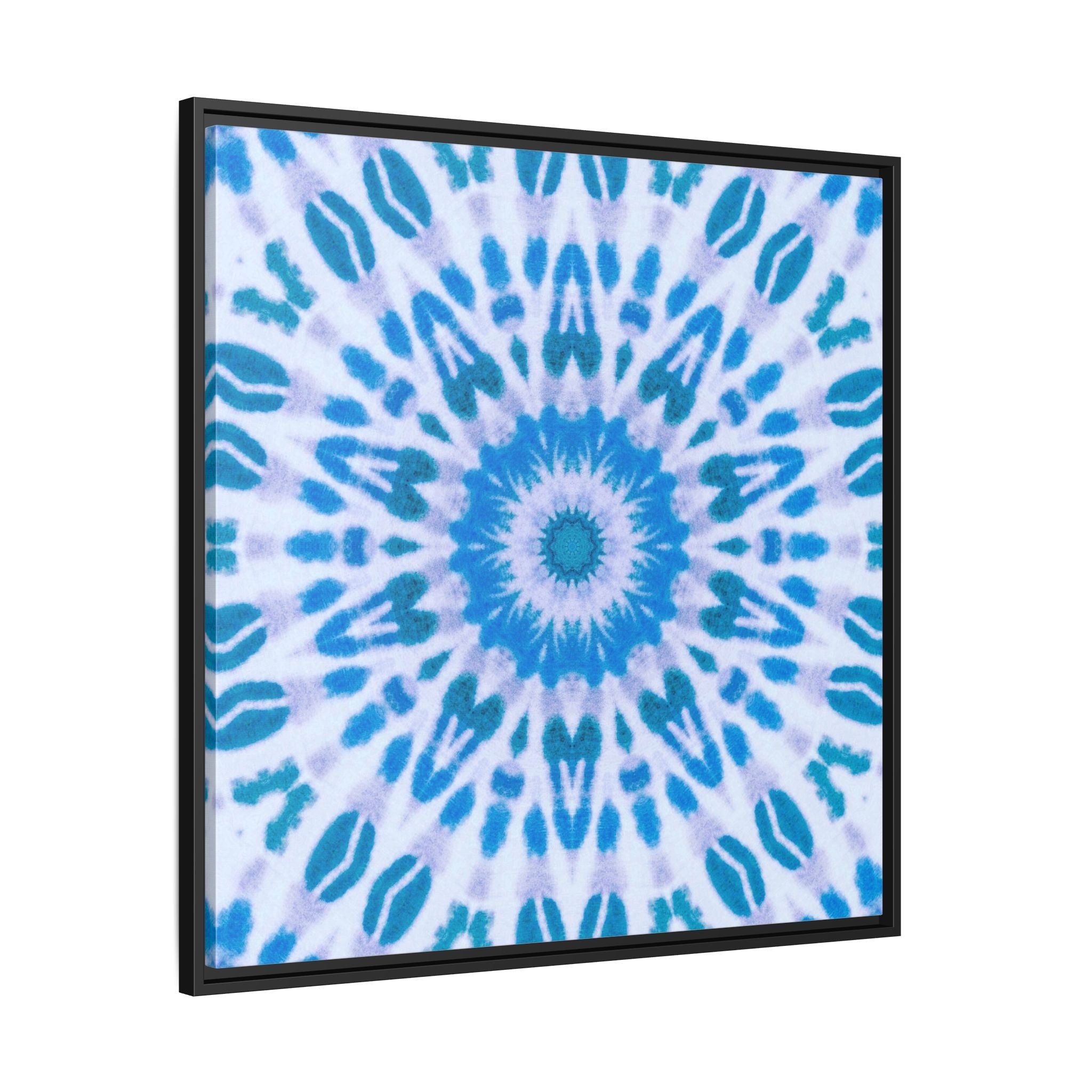 "E-VEIL I" Cymatic Framed Matte Canvas