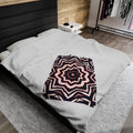 “A-BYSS” Cymatic Print Velveteen Blanket