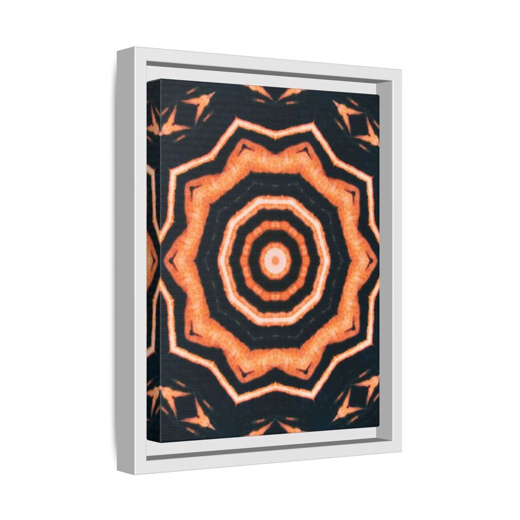 "417" Cymatic Framed Matte Canvas