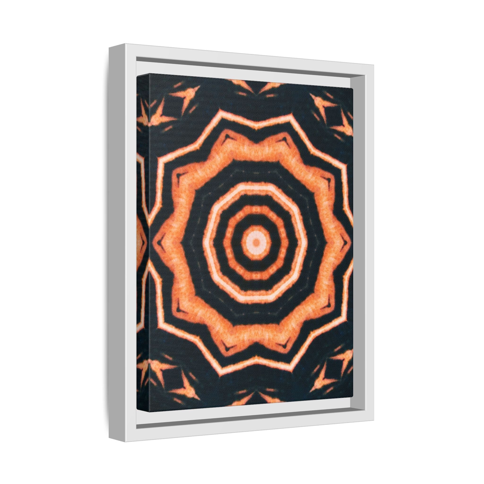 "417" Cymatic Framed Matte Canvas