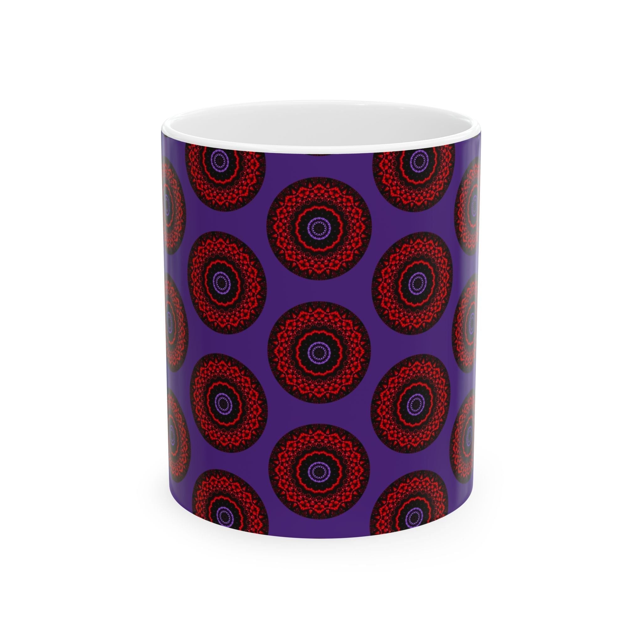“VESI” Cymatic AOP Ceramic Mug (Purple)