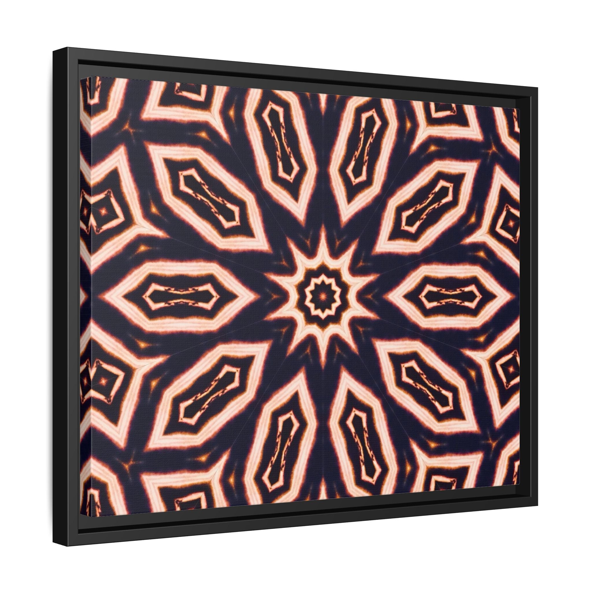 "E-CLPS" Cymatic Framed Matte Canvas